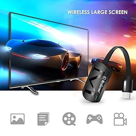KOBWA Netflix Stick, Netflix Stick für TV,YouTube Stick Unterstützung Netflix YouTube Miracast Airplay DLNA für Android/Mac /