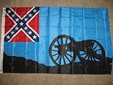 Confederate Civil War Artillery Cannon Thunder Flag SuperPoly 3x5 Flag