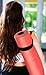 ZuraYoga Nonslip Travel Yoga Mat, Best Reversible 2-in-1 Eco-Friendly Yoga Mat - Lightweight Exercise Mat, 5 mm Thick (Red Black)