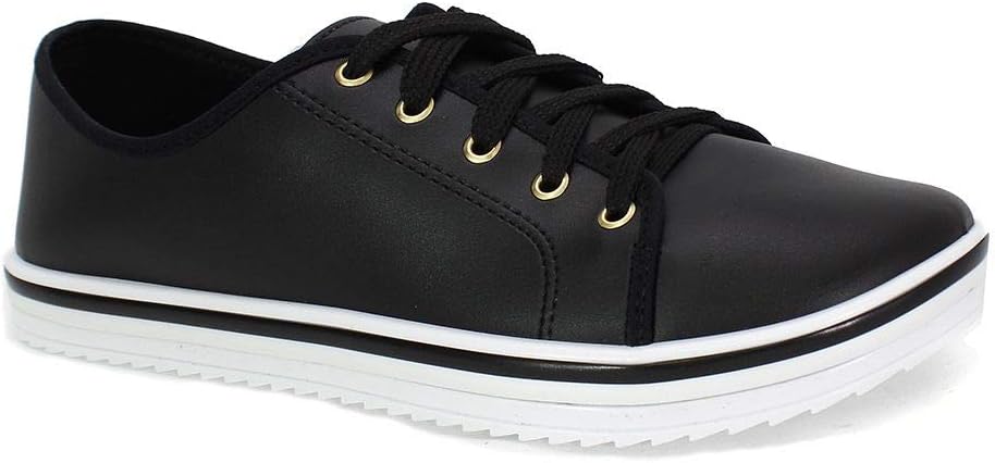 tênis feminino casual tratorado moleca