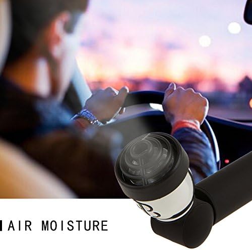 ASAE Car Air Humidifier and Aromatherapy Essential Oil Diffuser Portable Mini Air Purifier Freshener Aromatherapy Car charge Supplies Refresh &amp; Revitalize your Vehicle Black
