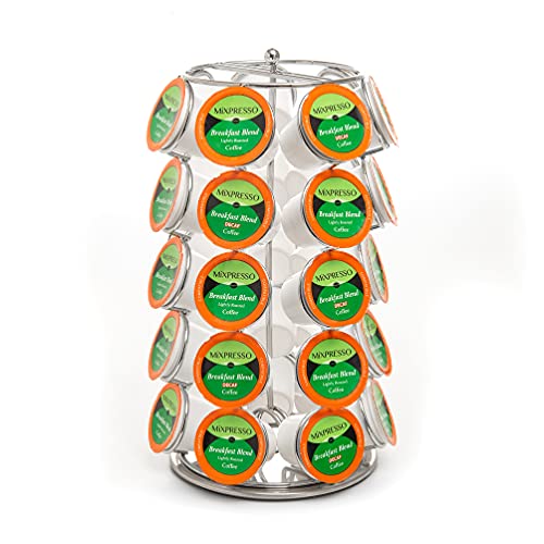 Mixpresso 35 KCup Holder, Strong Spinning Carousel, Coffee K Cups