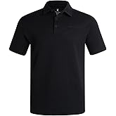 Spyder Mens Polo Shirts - Breathable Casual Cotton Short Sleeve Polo Shirt - Lightweight Collared Golf Shirts for Men
