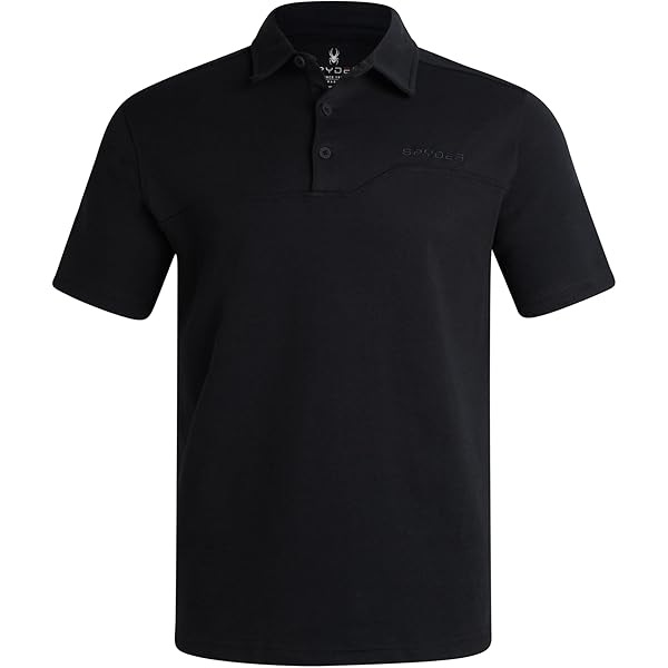 Spyder Mens Polo Shirt - Moisture-Wicking Short Sleeve
