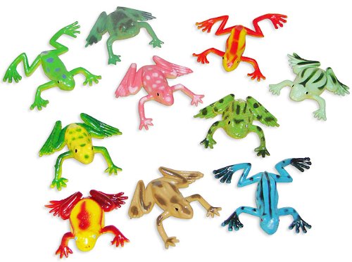 Fun Express - Mini Vinyl Frogs (1-Pack of 72)