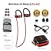 Bluetooth Headphone, TRINIDa IPX7 Waterproof Sport Wireless Headset for Running, Best in Ear Earbuds HiFi Stereo with Mic 8 Hours Playback Gym Workout Passive Noise Cancel Wireless Earphones