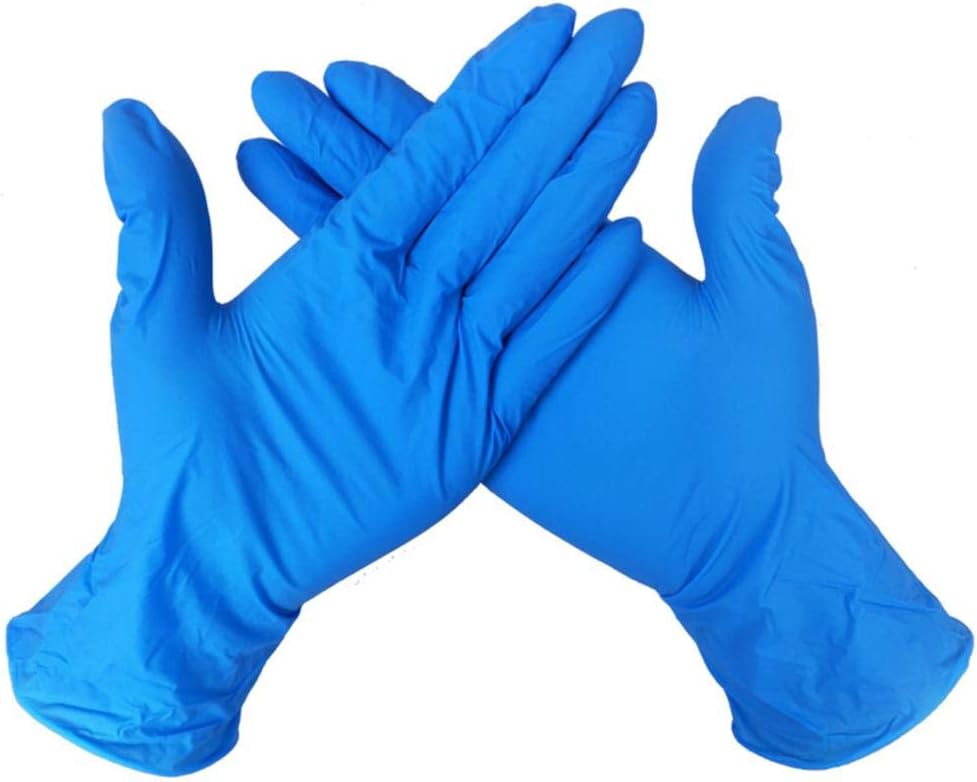 Daliuing Nitrile Gloveworks Industrial Nitrile Gloves Gloves Powder Free Food Grade Gloves Latex Free Dispenser Pack From small to large Small Medium Large 50 pcs Count