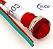 Yuco YC-9WRT-23R-24-10 LED 9mm Miniature Indicator Pilot Light 24V AC/DC, Red