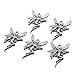 HOUSWEETY 60PCs Silver Fairy Charms Pendants 21x15mm