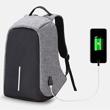 mochila impermeable antirrobo con usb