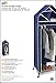 Honey-Can-Do WRD-01273 30-Inch Wide Extra-Tall Top-Shelf Storage Closet, Blue