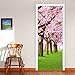 Fymural 3D Retro Stone Step Door Wall Mural Wallpaper Stickers Vinyl Removable Decals for Home Room Decoration 30.3x78.7