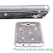 Voberry Glitter Crystal Clear Shockproof Case Bling Cover For Samsung Galaxy J7 2015 (Silver)