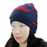 eYourlife2012 Unisex Winter Crochet Beard Beanie Mustache Mask Face Ski Hat Cap