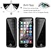iPhone 7 Privacy Screen Protector, Vintar Anti-Spy Tempered Glass Screen Protector Premium HD 2.5D Curve Edge 0.3mm 9H Anti-Scratch, Anti-Fingerprint, Easy Install.