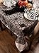 DII Black Lace Overlay Tabletop Collection Gothic Halloween Decor, Tablecloth, 54x72, Spider Web