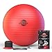 Master of Muscle Exercise Ball 65cm with Pump - Best for Stability - Yoga - Abs- Fitness - Core - Pilates - Bonus Workout Ebook Included Featuring 20 Core Crushing Exercises