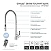 Kraus KPF-2730CH Modern Crespo Single Lever Commercial Style Kitchen Faucet with Flex Hose, Chrome