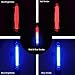 Bike Light ThorFire Bike Tail Light, Ultra Bright Bike Light USB Rechargeable, LED Bicycle Rear Light, Waterproof Helmet Light, 5 Light Mode with Red & Blue Light Fits on Any Road Bikes