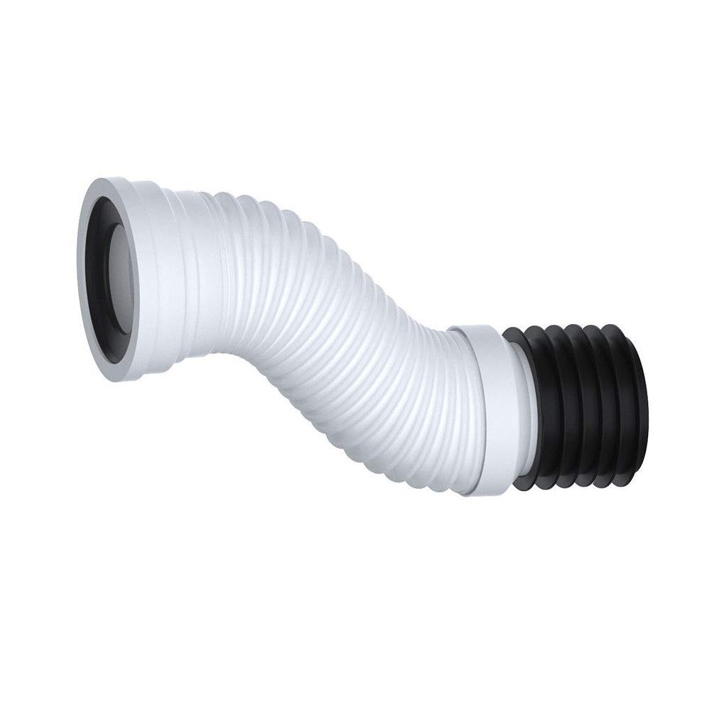 Flexible WC Pan Connector WRAS Approved Flexi Slinky Fit Pipe 260-500mm