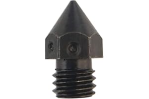 POLISI3D 1piece High Temperature Sharp Hardened Steel MK8 Nozzle 0.8mm Compatible with 1.75mm Creality CR10 All Metal Hotend, Ender 3 V2 / pro, Neptune 3 pro max 3D Printer (0.8mm)