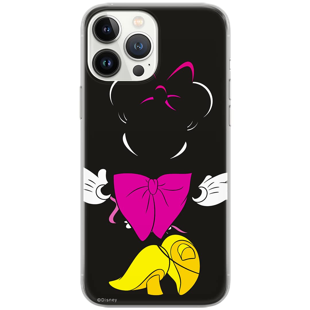 ERT GROUP mobile phone case for iPhone 13 PRO original and officially licensed Disney pattern Minnie 010 optimally adapted to the shape of the mobile phone, case made of TPU