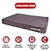 The Dog’s Bed Orthopedic Memory Foam Dog Bed, XXL Grey Plush, Pain Relief for Arthritis, Hip & Elbow Dysplasia, Post Surgery, Lameness, Supportive, Calming, Waterproof Washable Cover
