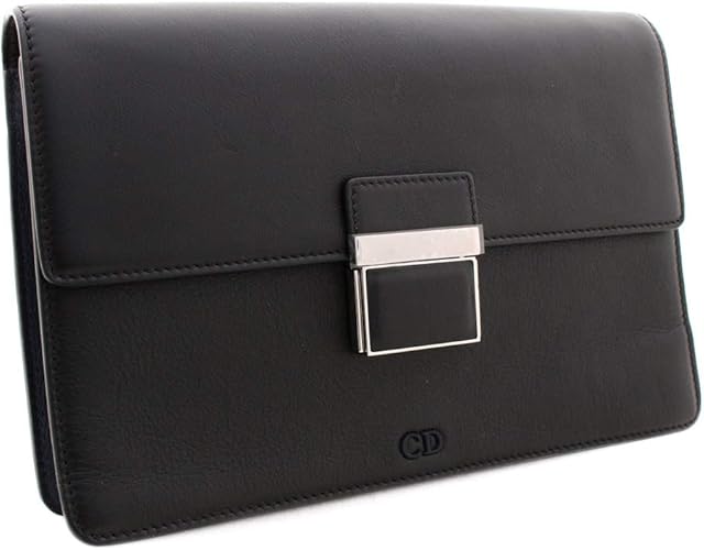Amazon ディオール オム Dior Homme クラッチバッグ バイカラー 05 Bo 1105 セカンドバッグ ブラック ネイビー メンズ レザー 中古 Dior ディオール クラッチ セカンドバッグ