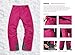 TSLA Women's Rip-Stop Snow Pants Windproof Ski Insulated Water-Repel Bottoms