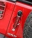 Santu Aluminum Grab Handle Pull Inserts Cover For Jeep Wrangler 2007 - 2017 JK/Unlimited (4 door, Red)