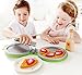 Hape White Wooden Waffle Maker Set, Pretend Play Kitchen Accessories for Kids Preschoolers, Encourages Imaginative Play, 12Piece