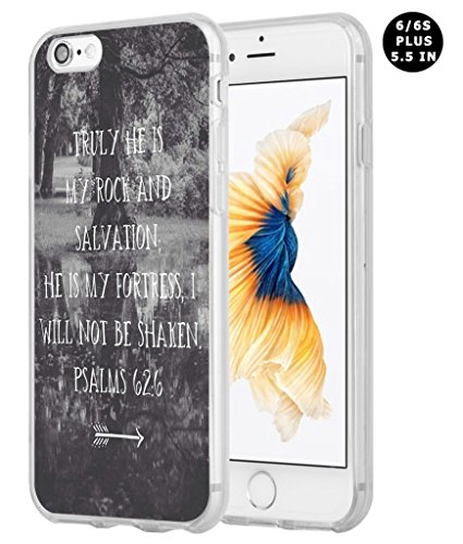 Iphone 6 Plus Case Bible Verses, Apple Iphone 6S Plus Case Christian Quotes PSALMS bible quote christian verses