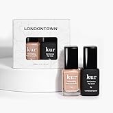 LONDONTOWN kur Go Bare Conceal & Go Duo Set, Includes Go Bare Nail Illuminating Concealer & Gel Genius Top Coat, 2 Piece Set,