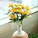 SOLEDI 1 Bunch 25-stem Artificial Flower Dianthus Caryophyllus Carnation Fake Silk Flower Plastic Flower Arrangement Wedding Party Home Garden Decor Room Decoration New