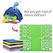BoxLegend Version 3 Shirt Folder Shirt Folding Board t Shirts Clothes Folder Durable Plastic Laundry folders Folding Boards, Green