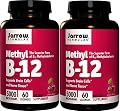 Jarrow Formulas Methyl B12, Methylcobalamin (60x 2)