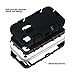 ULAK iPhone 4 Case,iPhone 4S Case, Knox Armor Shockproof Heavy Duty Combo Hybrid Defender High Impact Body Rugged Hard PC & Silicone Case Protective Cover for Apple iPhone 4 4S (Black/Black)