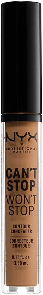 NYX Can’t Stop Won’t Stop Contour Concealer Warm Honey 24HR Matte Full Coverage view 5