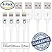 [Apple MFi Certified] iPhone Cord Lightning Cable Charging Connector by OnyxVolt - iPhone 6 & 7 Cable - Fast Syncing Speeds to iPhone 6/7 iPad(Compatible with iOS10) (4 Pack)