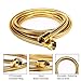 Shower Hose Gold Finish 60-Inch Long Shower Head Hose Bathroom Toilet Handheld Showerhead Sprayer Extension Replacement Part
