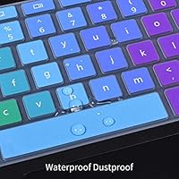 Colorful Keyboard Cover For Dell 11 6 Chromebook 3100 Dell Chromebook 11 31 3180 3181 31 5190 P22t 11 6 Dell Chromebook 13 3380 13 3 Protective Skin Dell Chromebook Accessories Rainbow Amazon Sg Electronics