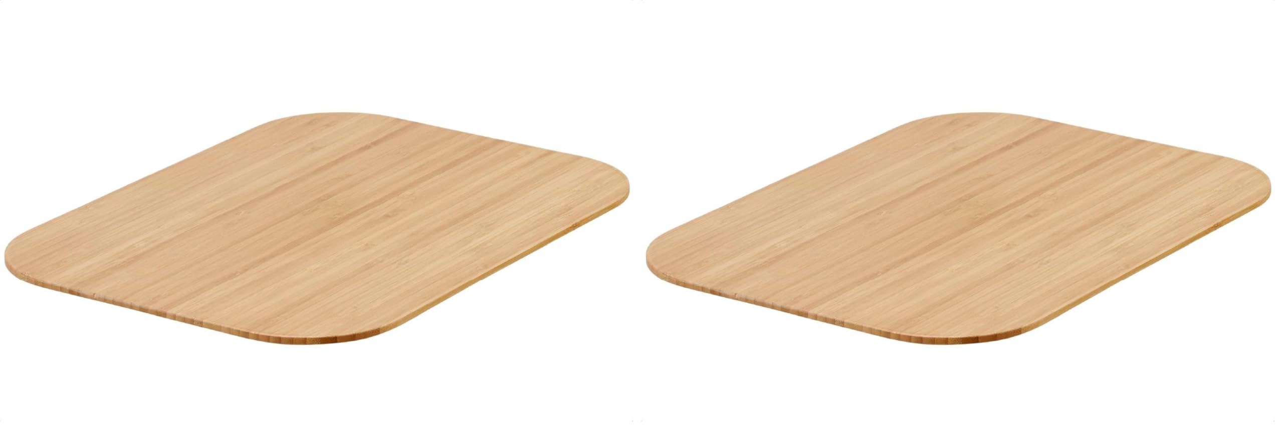 SmartStore Basket Bamboo lid - One size lid - Fits SmartStore Recycled Baskets: 6L, 10L, 13L - Sustainable, Stackable and Nestable - L38 x W28 x H1 cm (Pack of 2)