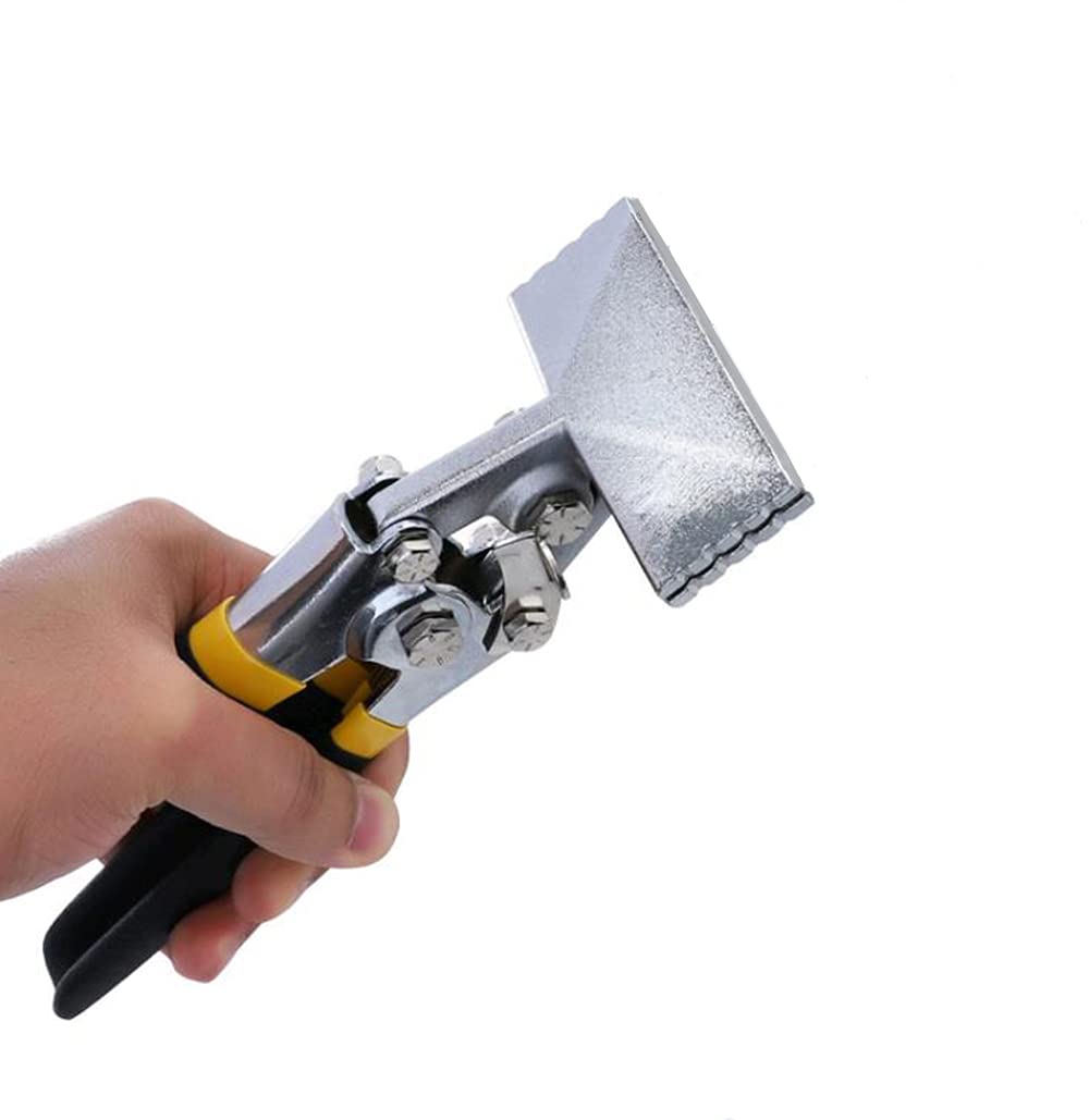 Chesoon Sheet Metal Hand Jaw Flat Tool Manual Pmetal Bending Pliers with Non-Slip Handle, 80mm Straight
