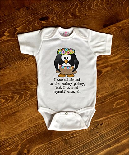 Funny Owl Hokey Pokey Dance Baby Bodysuit, For Dancing Queen or Little Princess - Thumbnail 3