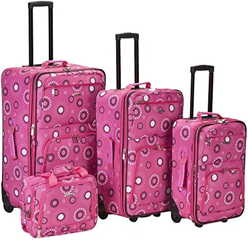 rockland 4 piece luggage set