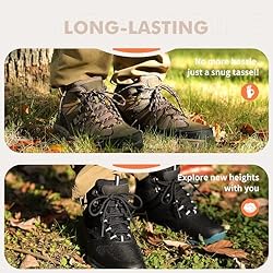 Stepace Round Shoelaces [2 Pairs] Heavy Duty Boot