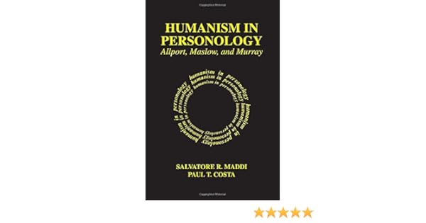 Amazoncom Humanism In Personology Allport Maslow And - 