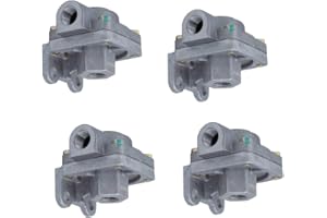 Mytee Products 4 Pack QR-1 Quick Release Valve, 3/8 NPT Supply and Devery Ports Replace 229859, Freightner M2 106 (2012), Bendix 229859NP