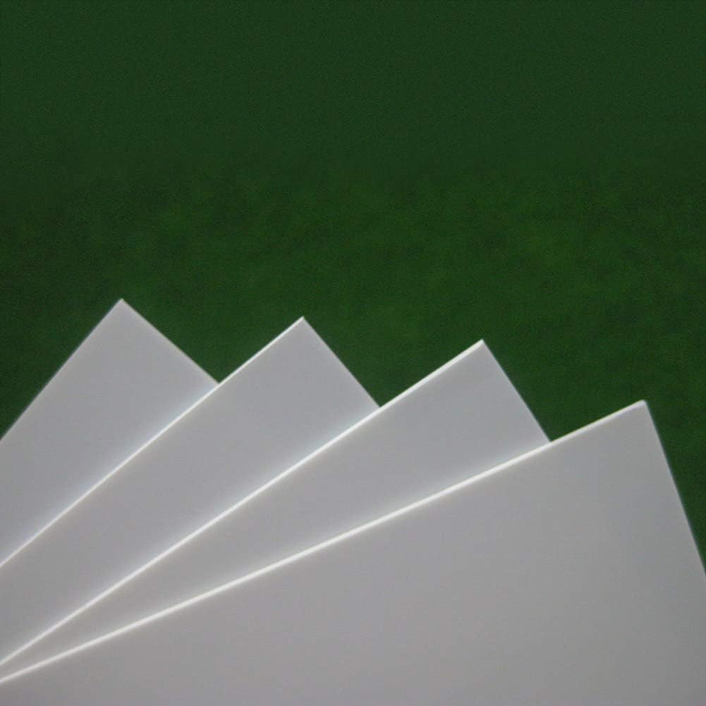 ABS0910 4pcs 1mm Thickness 200mm x 250mm White Polystyrene Sheets 9.84'' x 7.87'' x 0.04'' ABS Styrene Sheets for Model Train Layout New (1mm) - Image 5