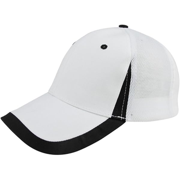 NIS Men's Mesh Trucker Adjustable Cap 3 Tone Royal Blue Red